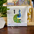 1 Bird Bamboo Mahjong Peacock Needlepoint Kit