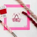 Disco Cherries Coquette Needlepoint Canvas Hand Painted, Cherry Bows 18 Mesh 3" Design Needlepoint Canvas, Modern Needlepoint Canvas